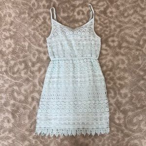 Mint Green Lace Dress